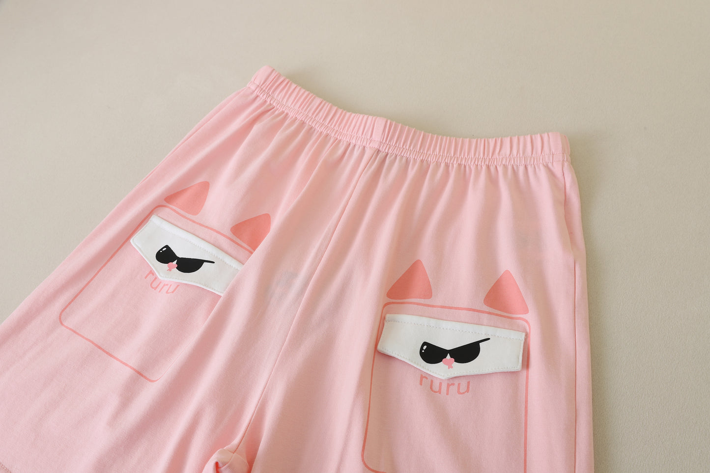 Kids Short Sleeve Lounge Set – Soft Pastel Series