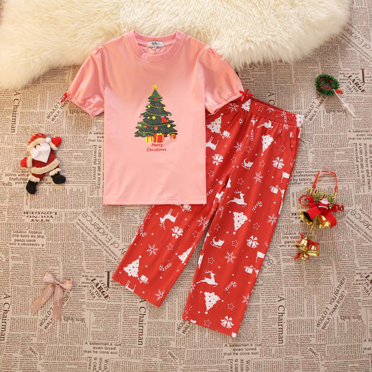 [PRE-ORDER] Cozy Christmas Pyjama Set for Girl | RuRu’s Cozy Days Holiday Edition