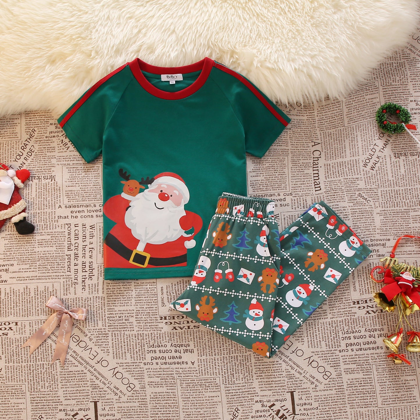 [PRE-ORDER] Cozy Christmas Pyjama Set for Boy | RuRu’s Cozy Days Holiday Edition