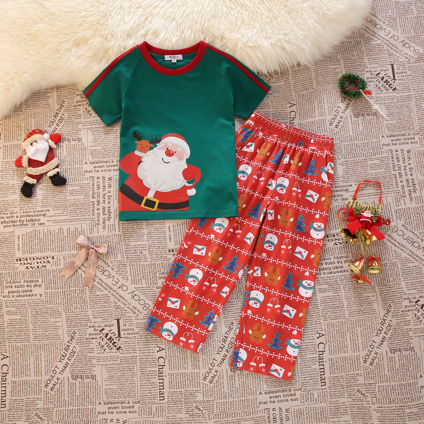 [PRE-ORDER] Cozy Christmas Pyjama Set for Boy | RuRu’s Cozy Days Holiday Edition