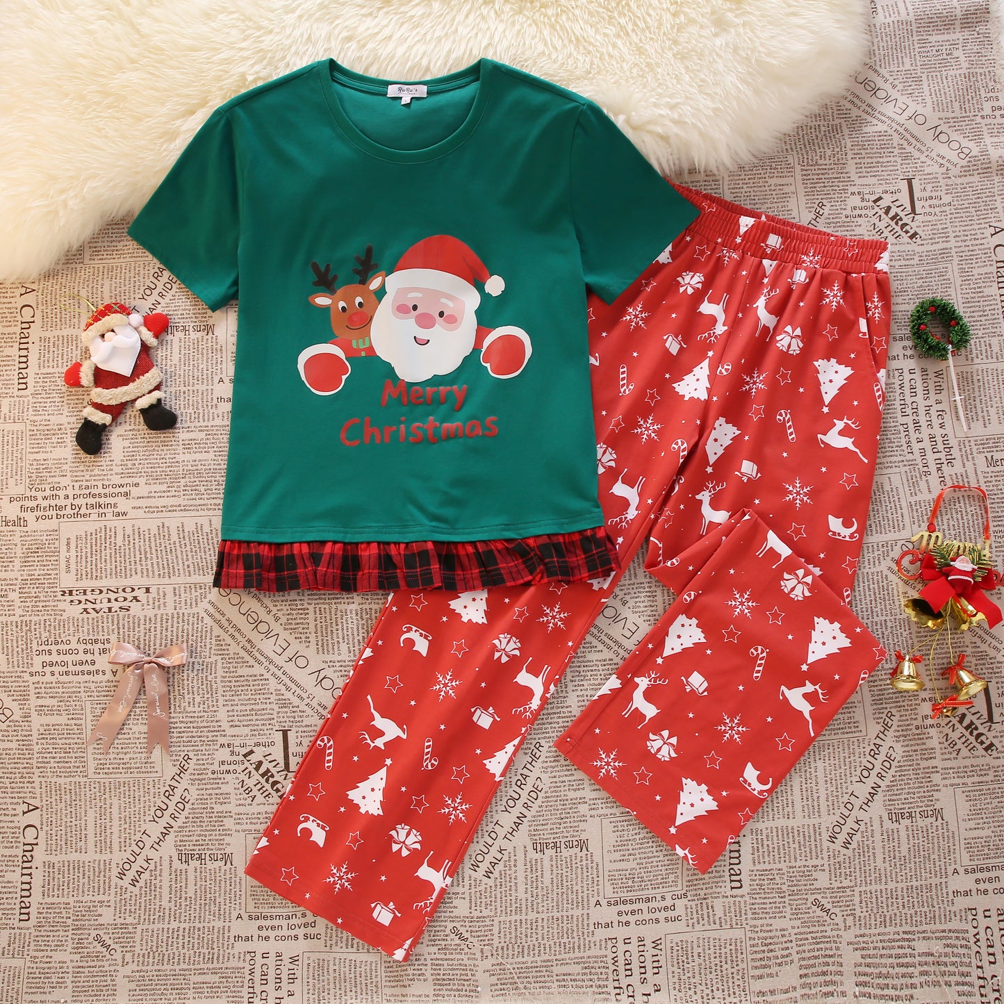 [PRE-ORDER] Cozy Christmas Pajama Set for Her | RuRu’s Cozy Days Holiday Edition