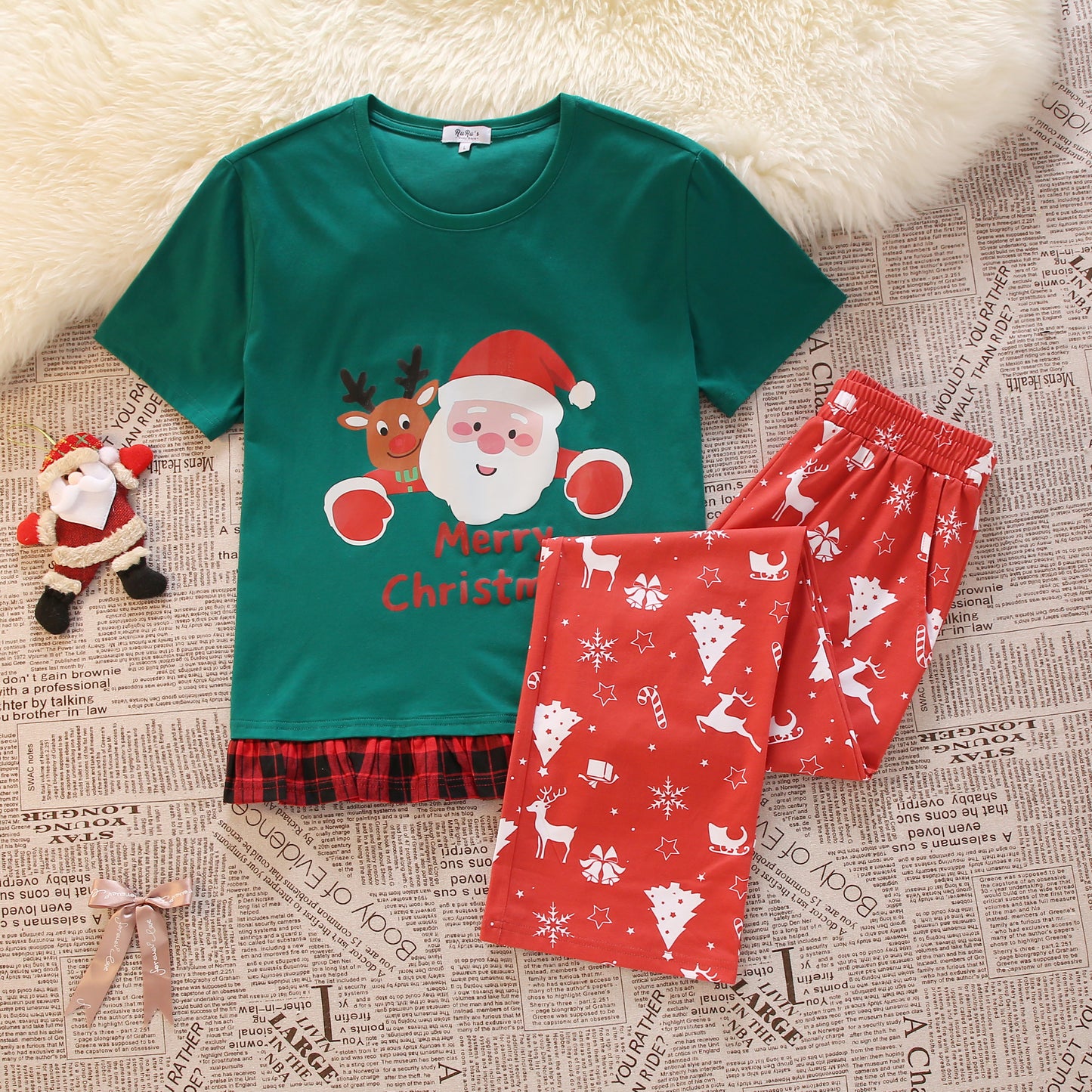 [PRE-ORDER] Cozy Christmas Pajama Set for Her | RuRu’s Cozy Days Holiday Edition