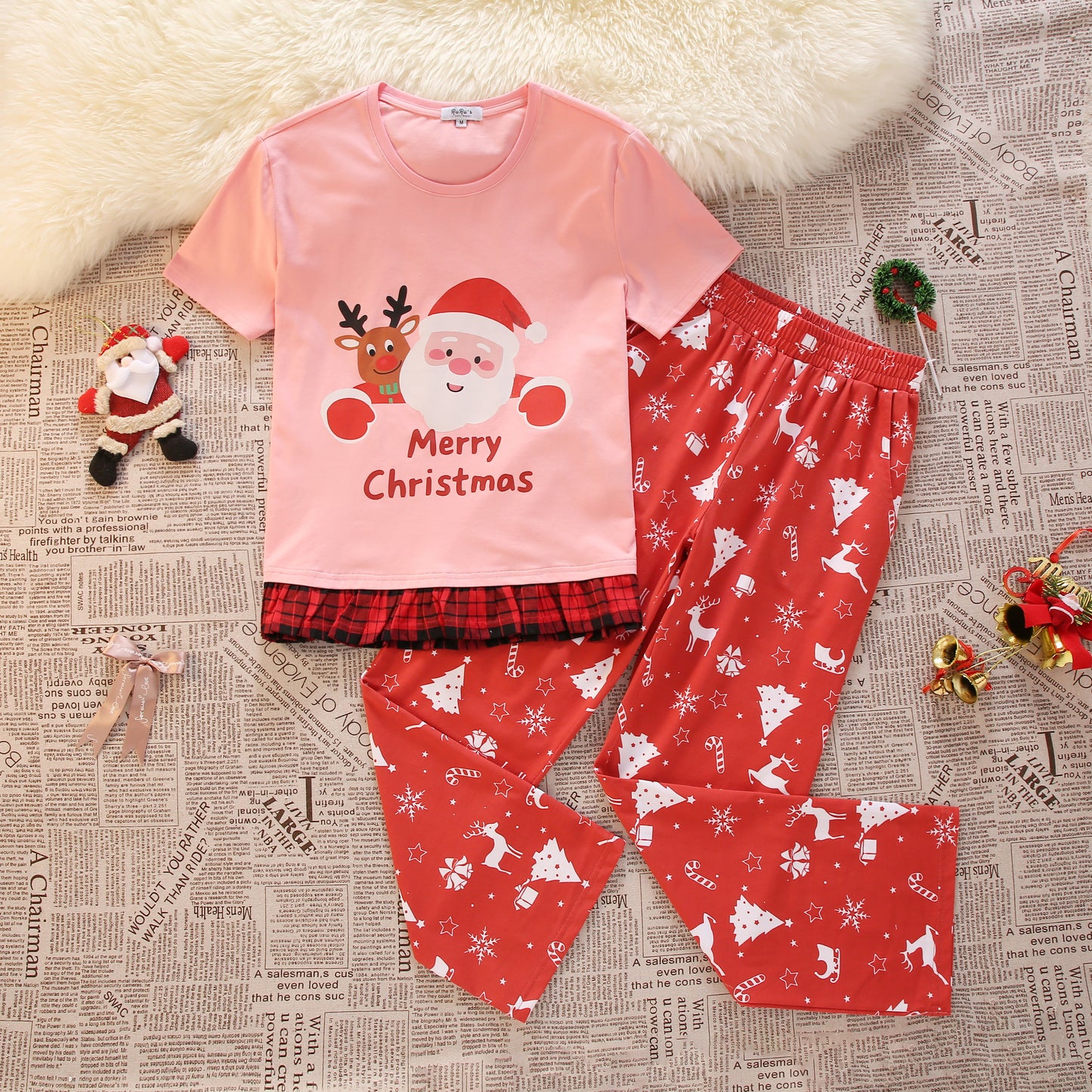[PRE-ORDER] Cozy Christmas Pajama Set for Her | RuRu’s Cozy Days Holiday Edition