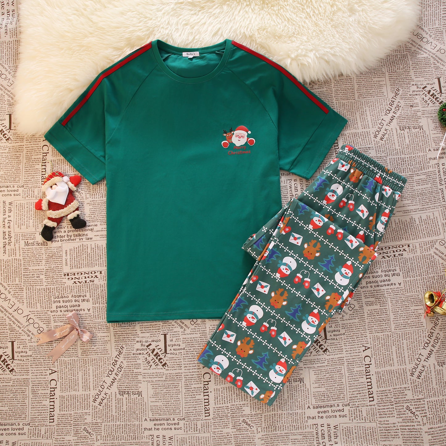 [PRE-ORDER] Cozy Christmas Pajama Set for Him | RuRu’s Cozy Days Holiday Edition