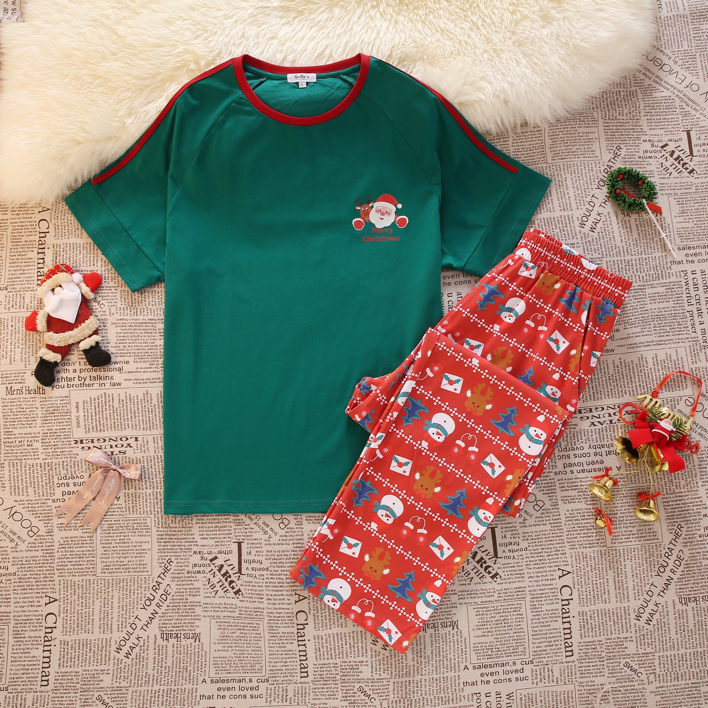 [PRE-ORDER] Cozy Christmas Pyjama Set for Boy | RuRu’s Cozy Days Holiday Edition