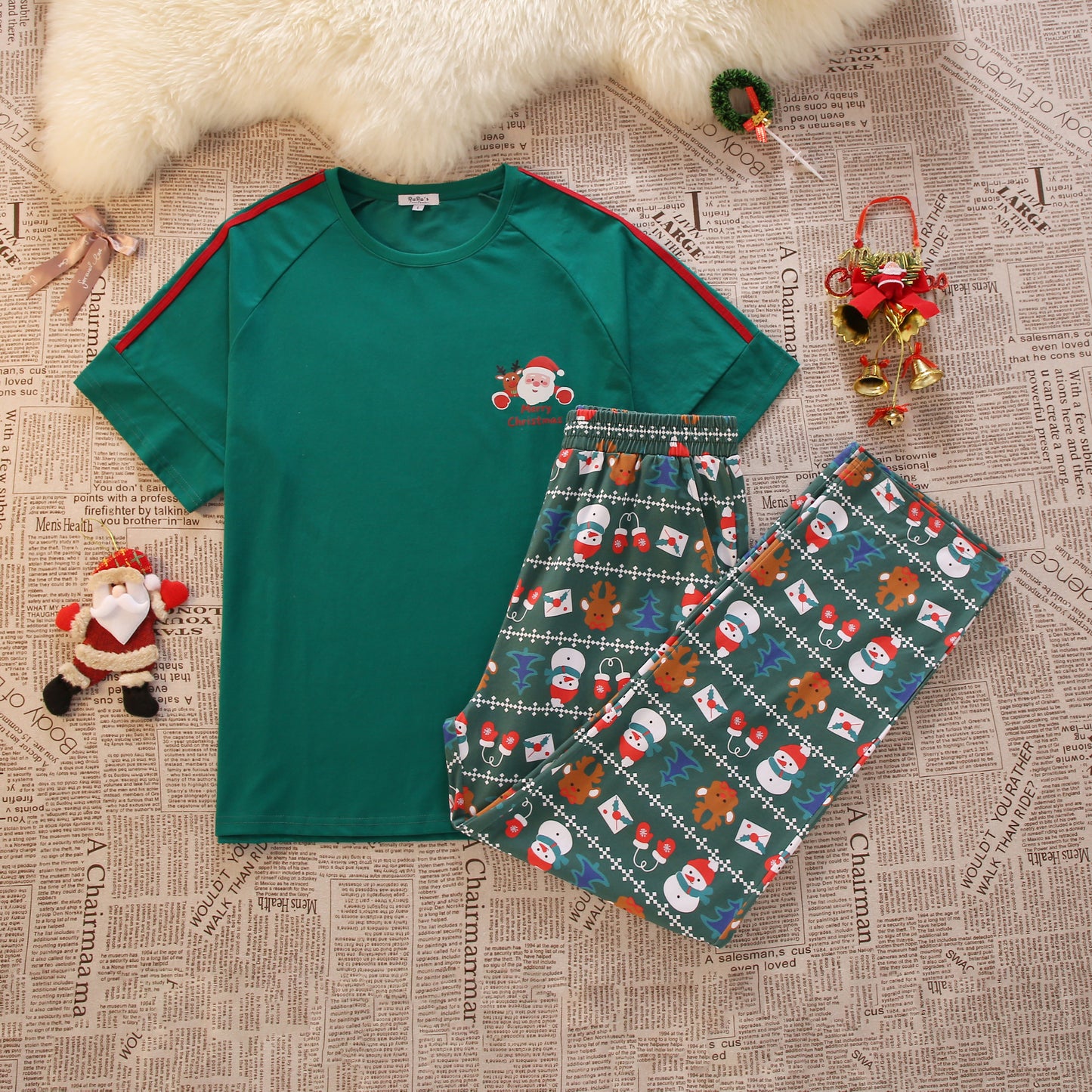 [PRE-ORDER] Cozy Christmas Pajama Set for Him | RuRu’s Cozy Days Holiday Edition
