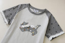 RuRu Kids Short Sleeve Pyjama Set – Kitty Lace