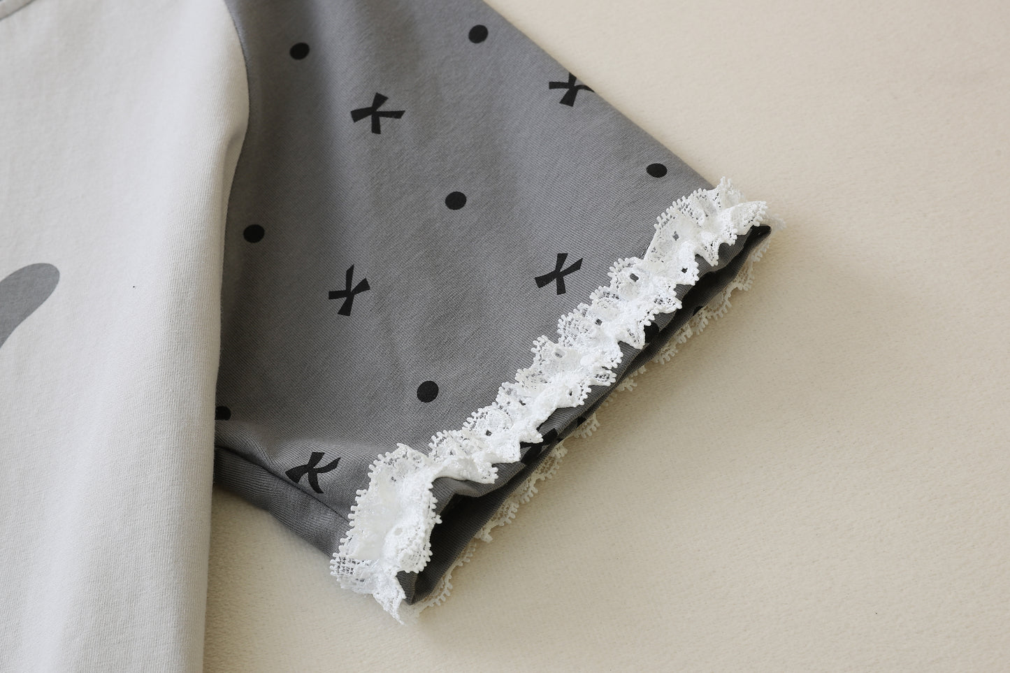 RuRu Kids Short Sleeve Pyjama Set – Kitty Lace