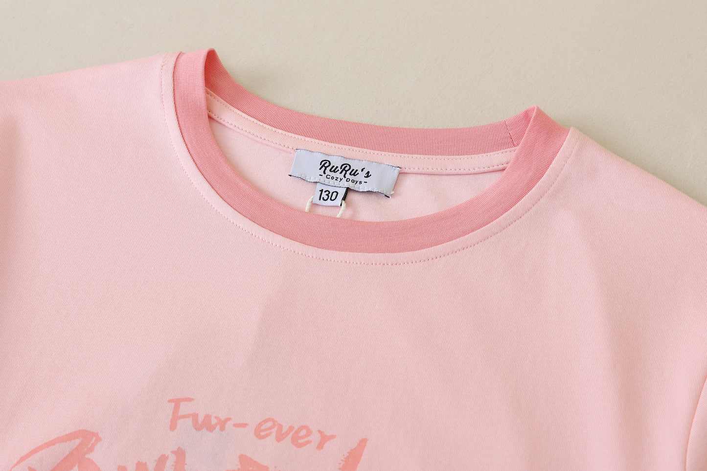 Kids Short Sleeve Lounge Set – Soft Pastel Series