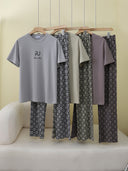 RuRu Logo Short Sleeve Lounge Set