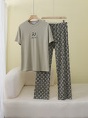 RuRu Logo Short Sleeve Lounge Set