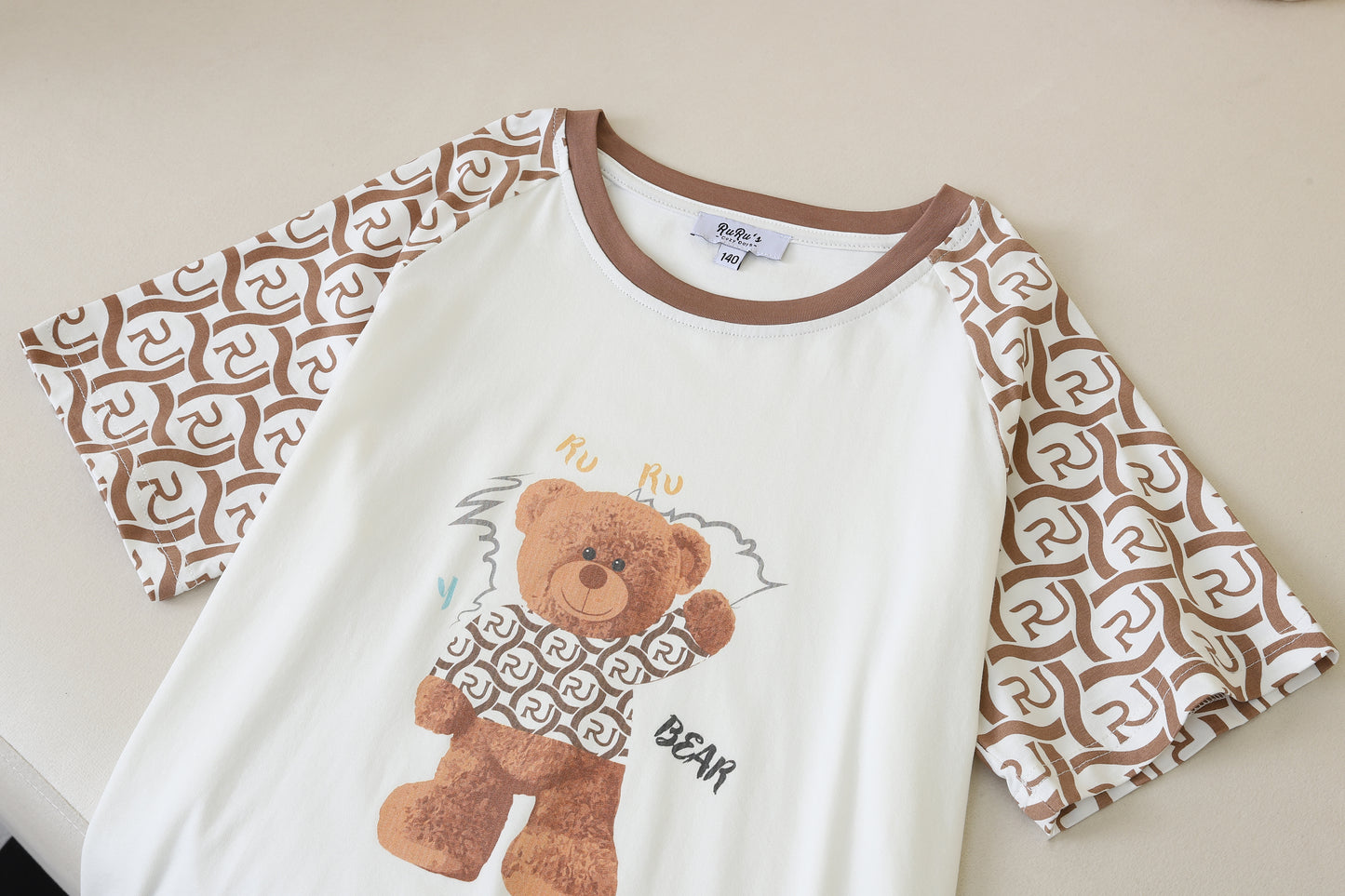 RuRu Bear Kids Short Sleeve Lounge Set