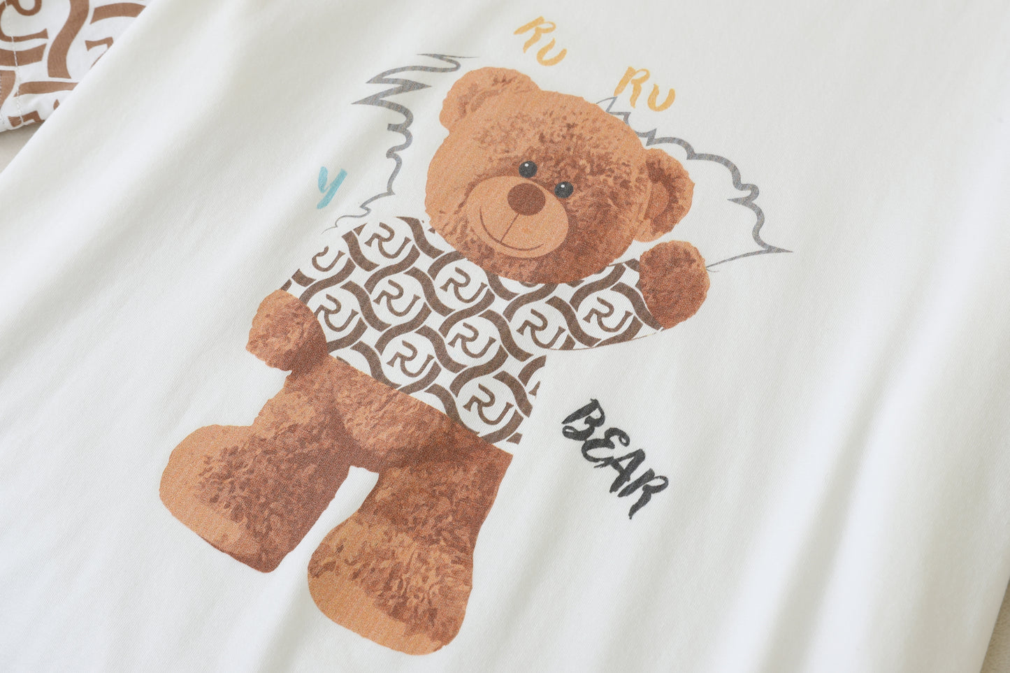 RuRu Bear Kids Short Sleeve Lounge Set