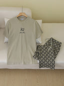RuRu Logo Short Sleeve Lounge Set