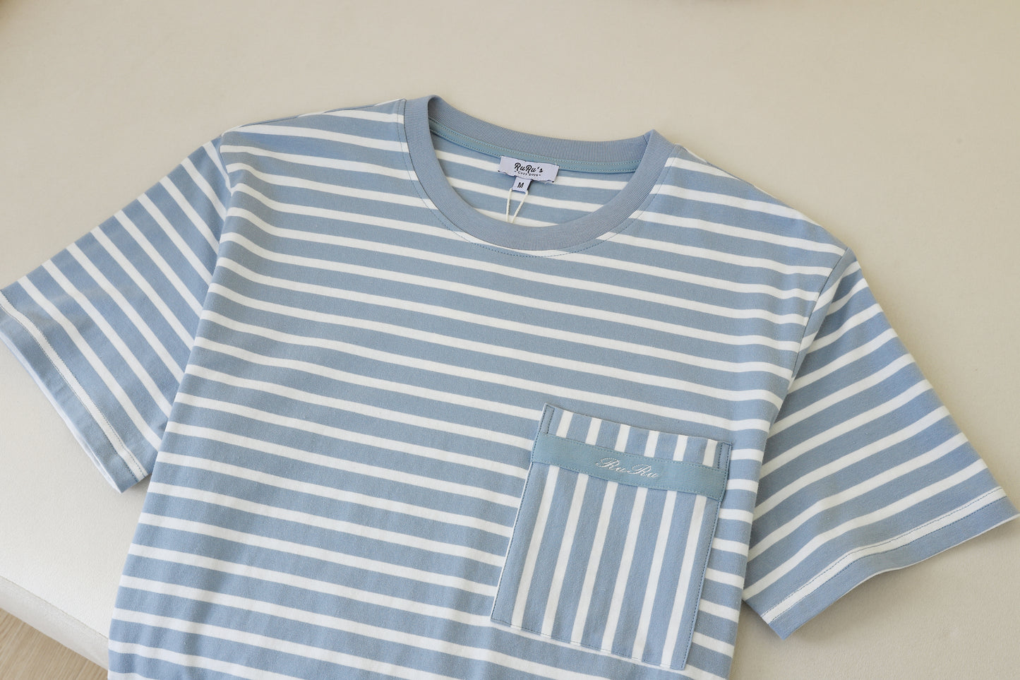 Everyday Stripe Short Sleeve Loungewear Set