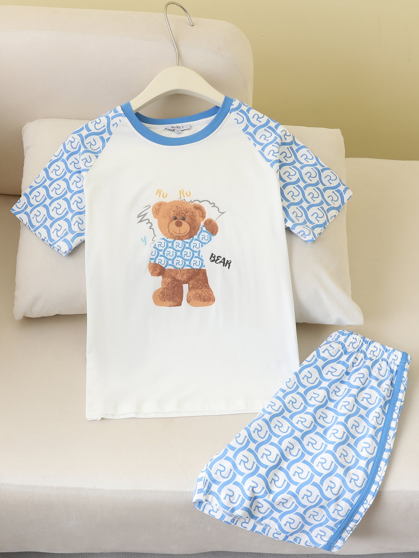 RuRu Bear Kids Short Sleeve Lounge Set