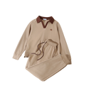 2-Piece Set( Sweatshirt + Matching Pants)