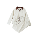 2-Piece Set( Sweatshirt + Matching Pants)