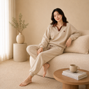 2-Piece Set( Sweatshirt + Matching Pants)