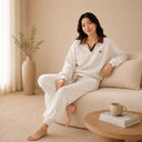 2-Piece Set( Sweatshirt + Matching Pants)