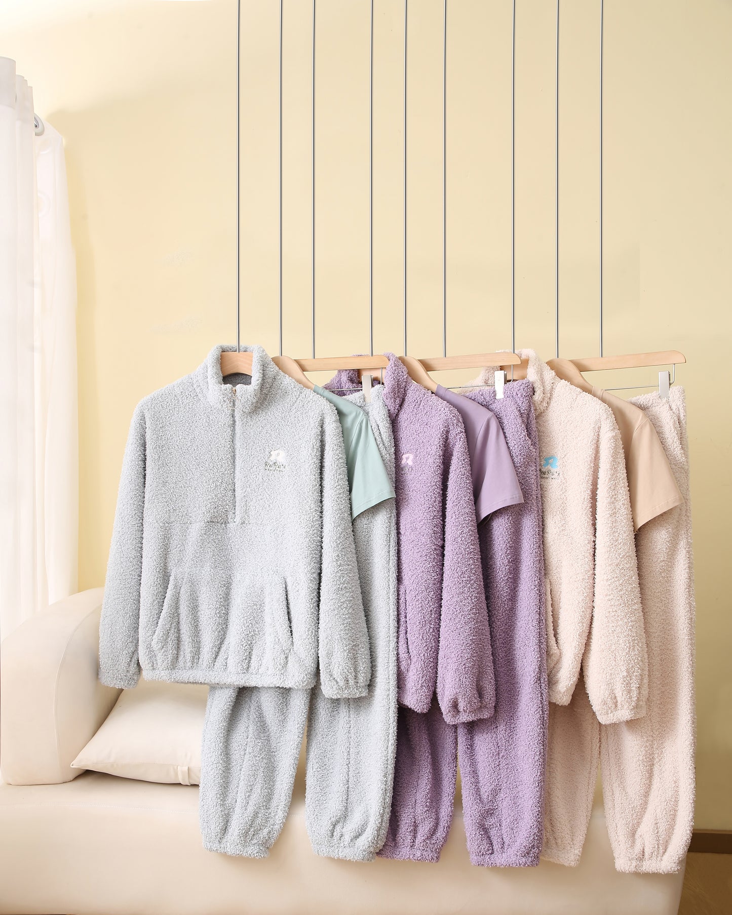 RuRu's Cozy Fleece 3-Piece Lounge Set