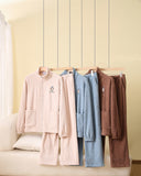 RuRu's Cozy Days Rib Fleece 2-Piece Home Set