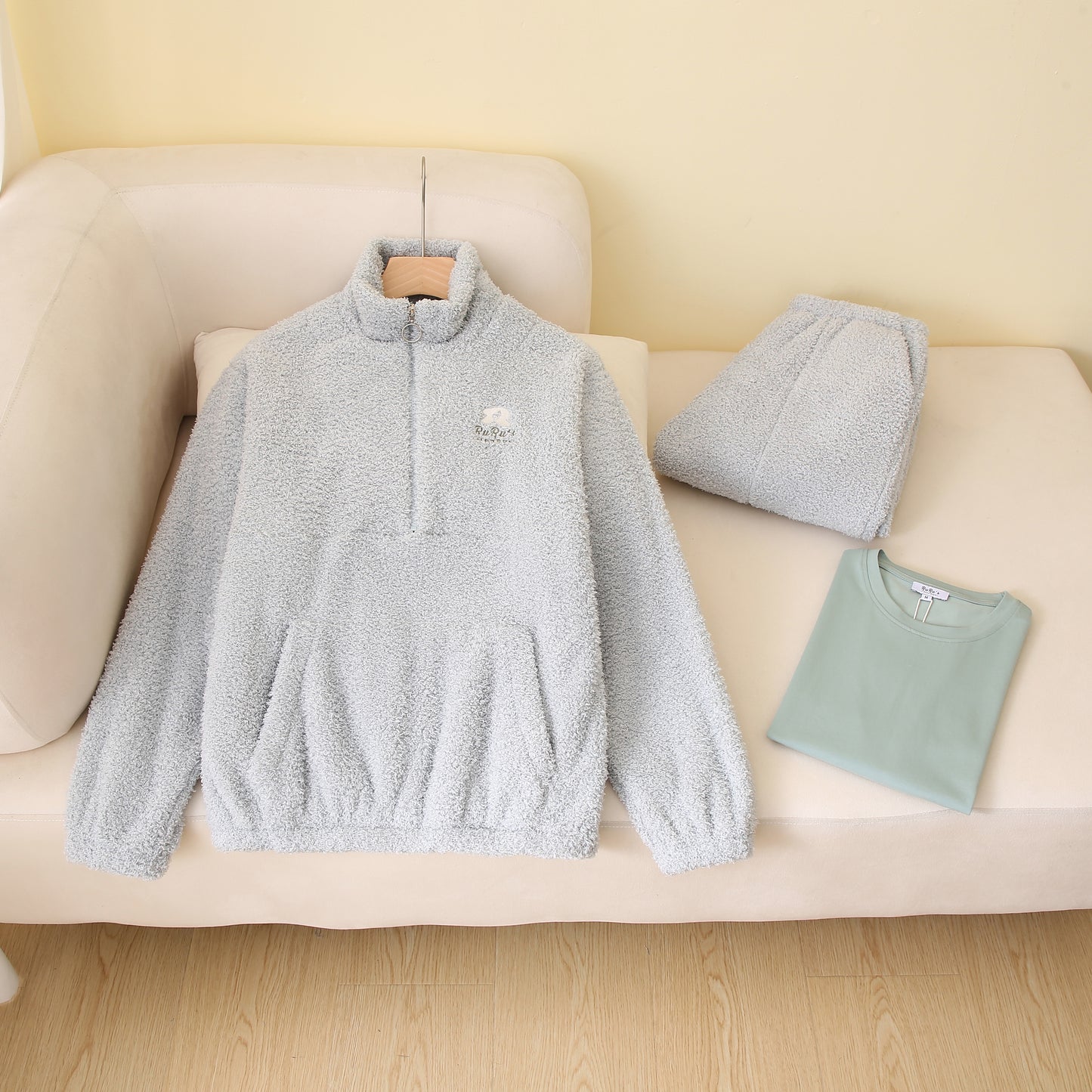 RuRu's Cozy Fleece 3-Piece Lounge Set