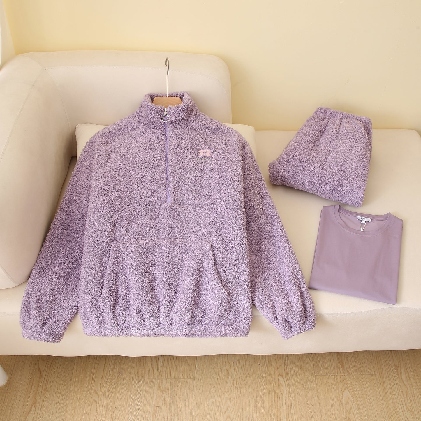 RuRu's Cozy Fleece 3-Piece Lounge Set