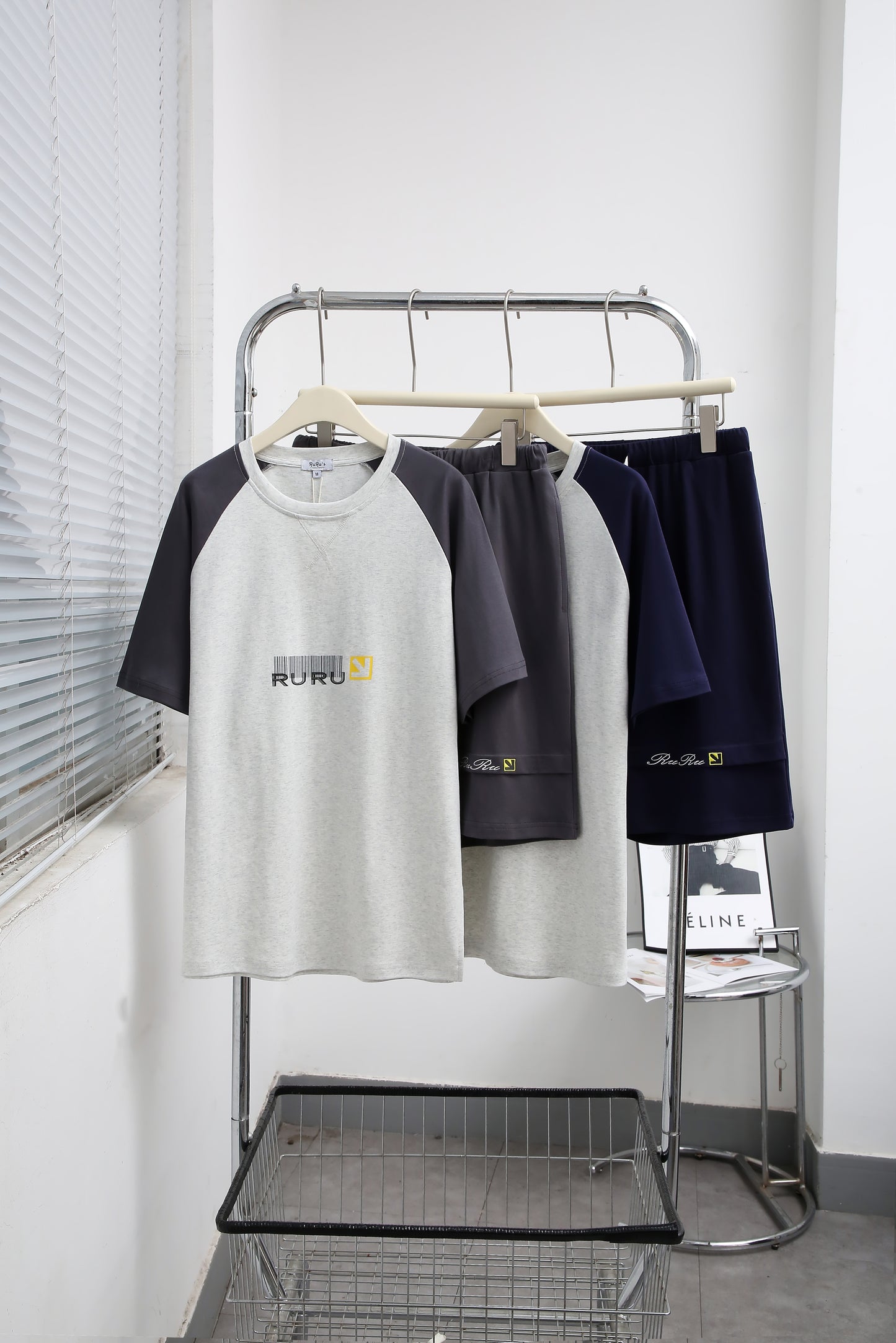 Relaxed Short Sleeve Lounge Set for Men