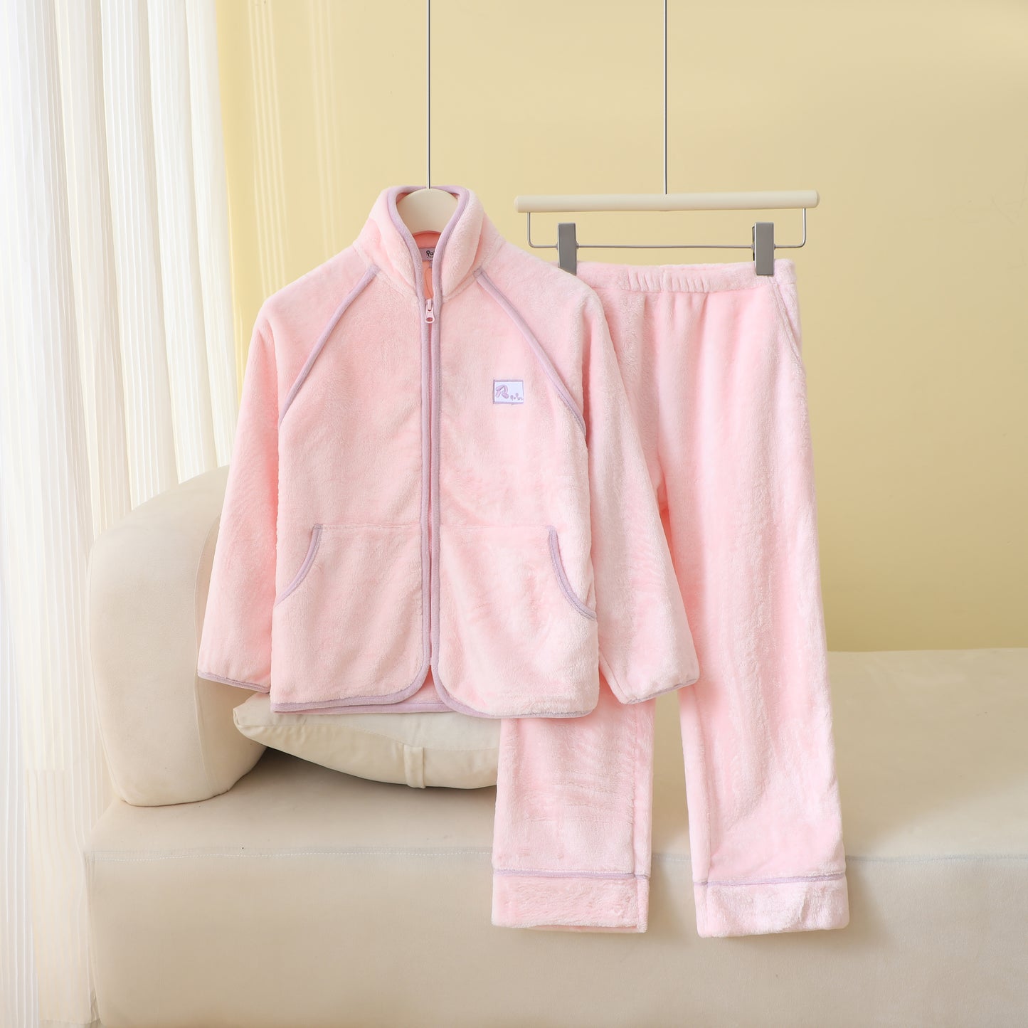 RuRu's Cozy Girls Winter Fleece Lounge Set