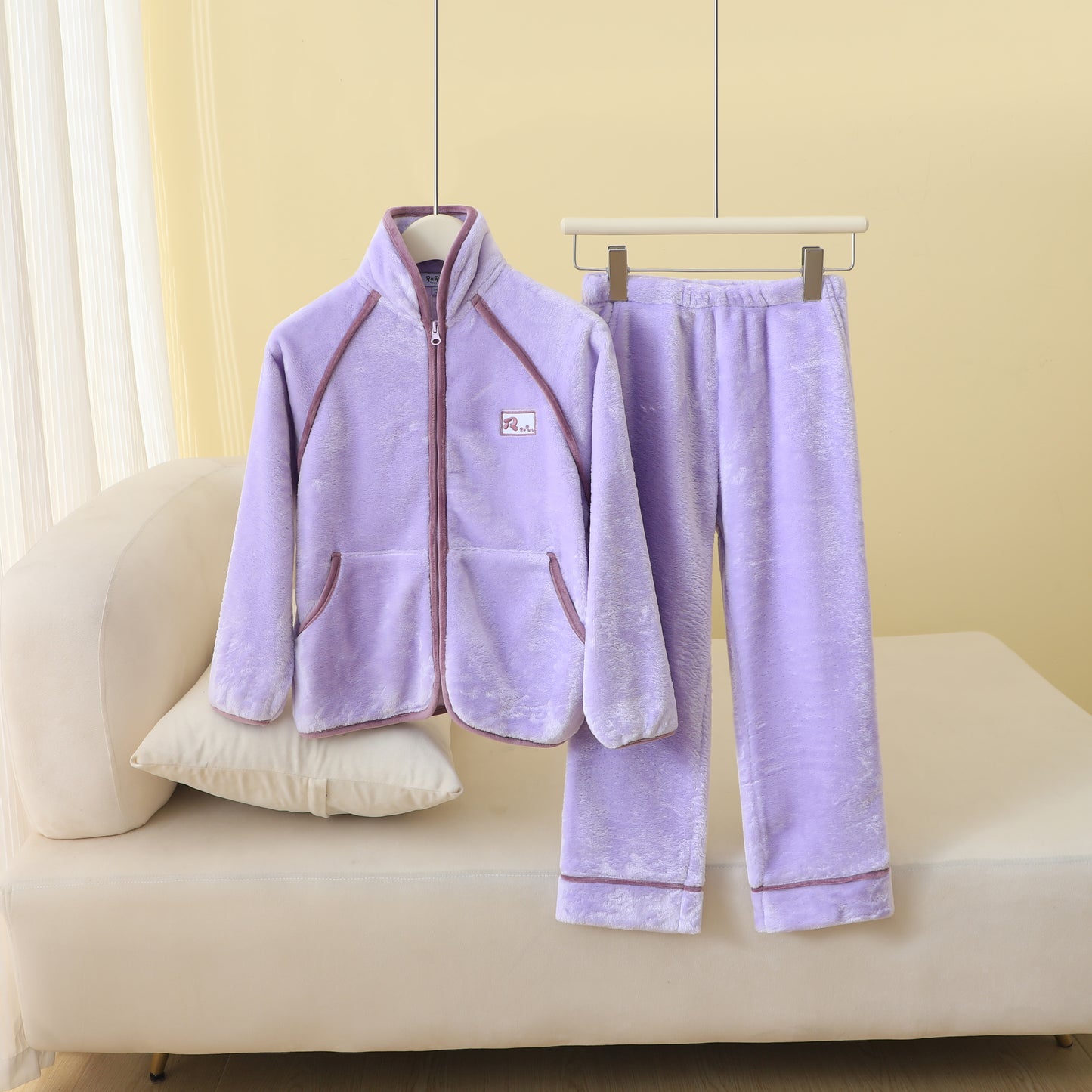 RuRu's Cozy Girls Winter Fleece Lounge Set