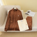 RuRu’s Cozy Men’s Velvet 3-Piece Lounge Set