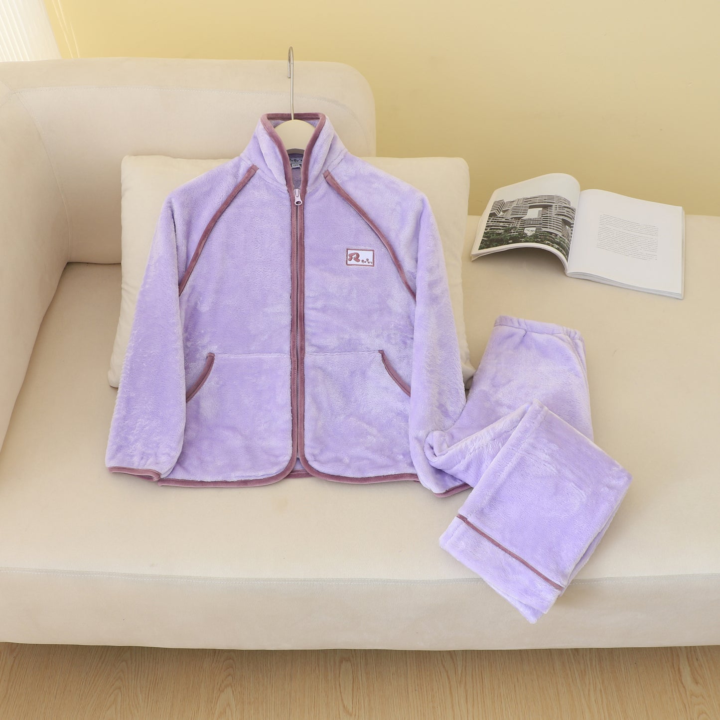 RuRu's Cozy Girls Winter Fleece Lounge Set
