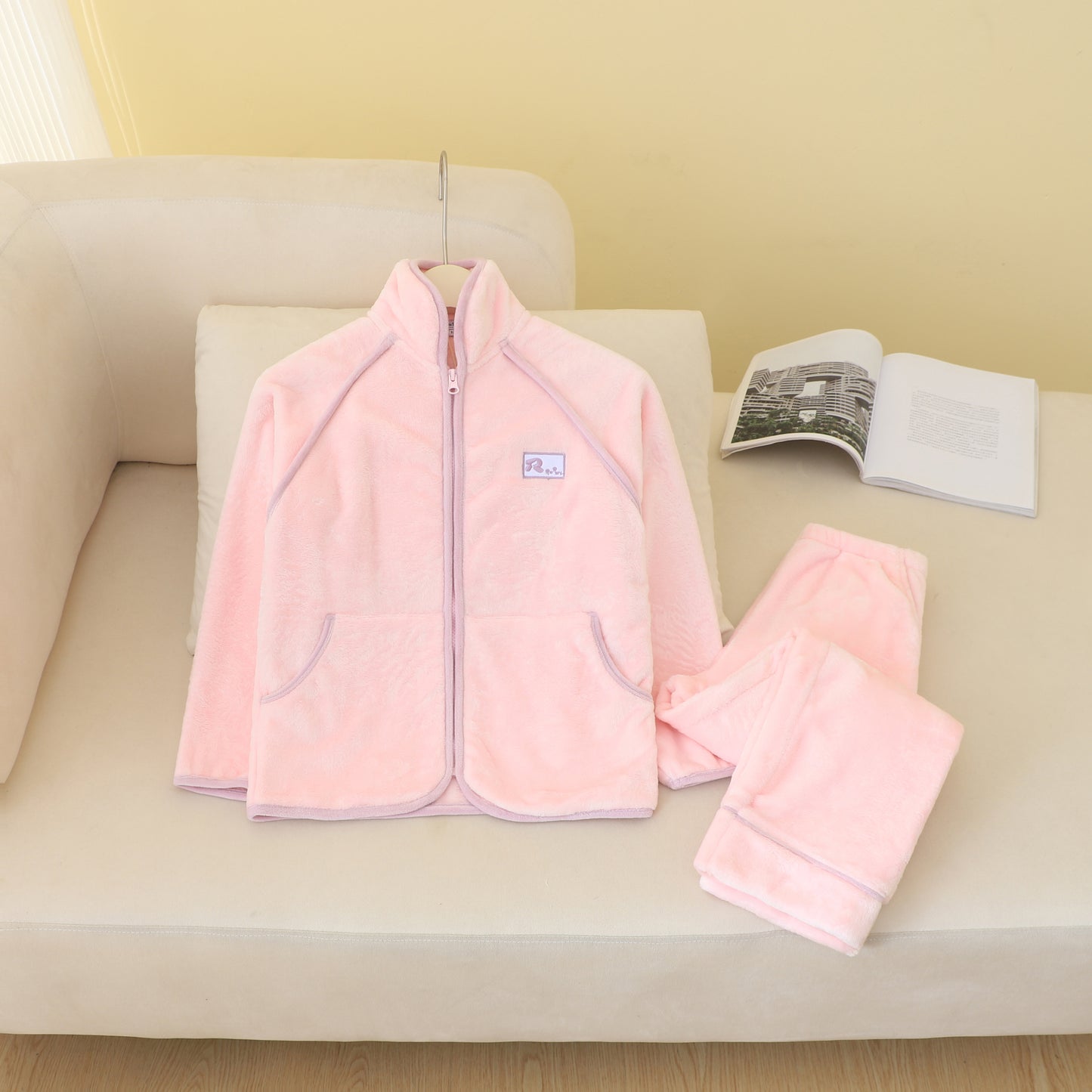 RuRu's Cozy Girls Winter Fleece Lounge Set