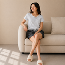 Soft Lace Short Sleeve and skirt Lounge Set