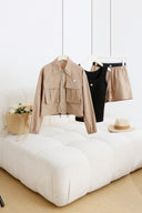 3-Piece Everyday Comfort Set — Zip-Up Jacket + Tank Top + Shorts