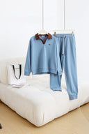 2-Piece Set( Sweatshirt + Matching Pants)