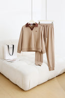 2-Piece Set( Sweatshirt + Matching Pants)