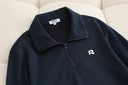 3-Piece Loungewear Sweatshirt Set (Polo Top + Tank + Skirt)