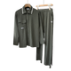Collared Lounge Shirt Set for Men