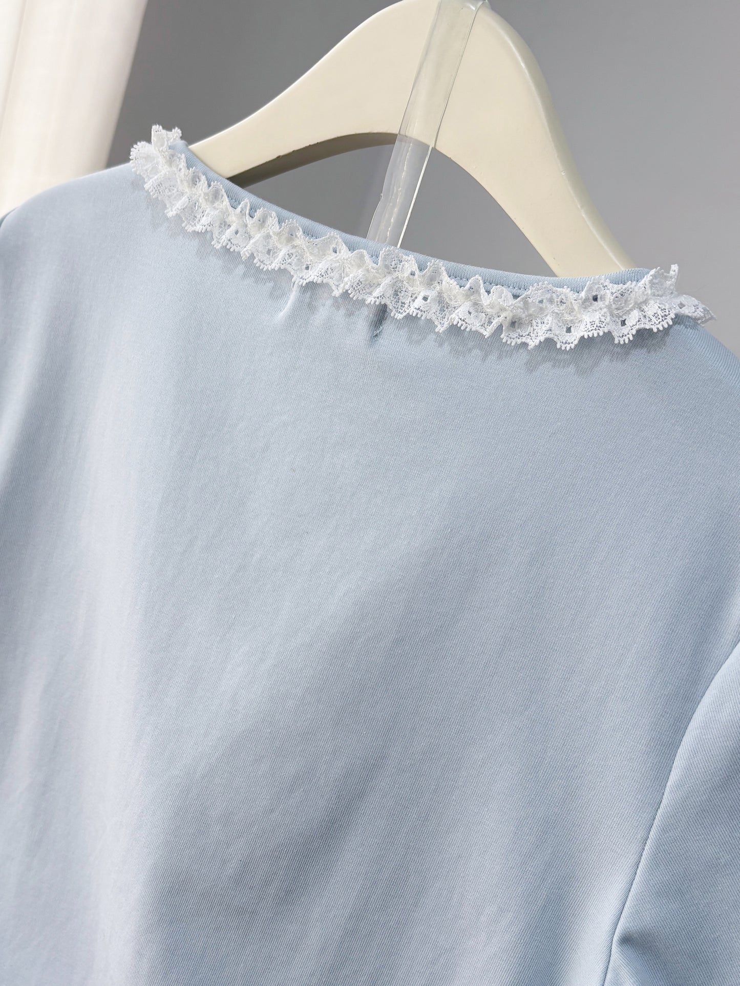 Soft Lace Short Sleeve and skirt Lounge Set