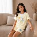 Kids Short Sleeve T-Shirt & Shorts Set – Soft Floral
