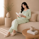 Lace 2-Piece Lounge Set – Soft Elegance & Everyday Comfort at Home