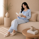 Lace 2-Piece Lounge Set – Soft Elegance & Everyday Comfort at Home