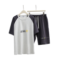 Relaxed Short Sleeve Lounge Set for Men