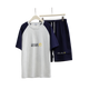 Relaxed Short Sleeve Lounge Set for Men