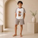 RuRu Bear Kids Short Sleeve Lounge Set