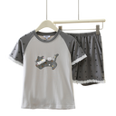 RuRu Kids Short Sleeve Pyjama Set – Kitty Lace