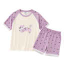 RuRu Kids Short Sleeve Pyjama Set – Kitty Lace