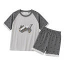 RuRu Kids Short Sleeve Pyjama Set – Kitty Lace